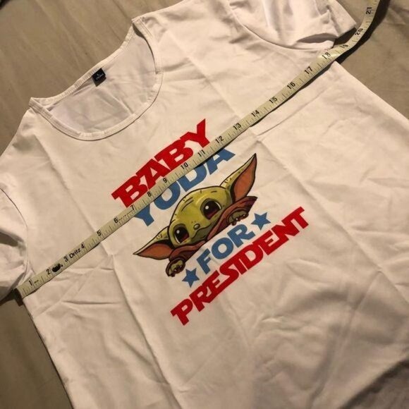 Star Wars Baby Yoda For President Tee, size large - Picture 6 of 8